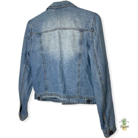 HIGHWAY JEANS Distressed Denim Jacket - Picture 8 of 8
